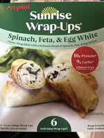 Spinach, Feta, & Egg White Wrap