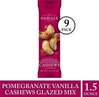 Naturally Pomegranate Vanilla Flavored Cashews Glazed Mix