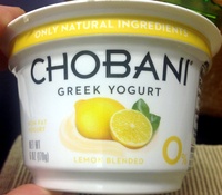 Lemon & cream creamy blended greek yogurt, lemon & cream