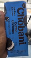 Cookies and cream coffee creamer
