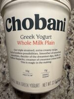 Greek Yogurt Whole Milk Plain
