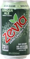 Zero Calorie Soda - Ginger Ale Naturally Flavored