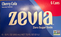 Zero Calorie Soda - Cherry Cola Naturally Flavored
