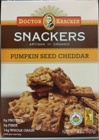 Pumpkin Seed Cheddar Snackers
