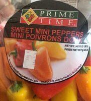 Sweet mini peppers