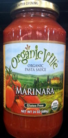 Organic marinara pasta sauce