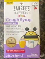 Cough syrup, baby 12-24 months