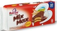 Mix Max Sponge Cake Snack Filled with Milk Cream