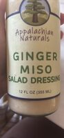 Ginger Miso Salad Dressing