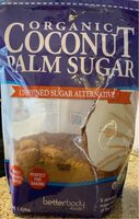 Organic coconut palm sugar