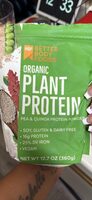 Organic Plant Protein Pea & Quinoa Protein Powder