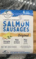 Lightly Hardwood Smoked Salmon Suasages