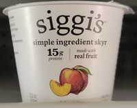 Peach Skyr Yogurt