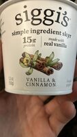 VANILLA & CINNAMON simple ingredient skyr