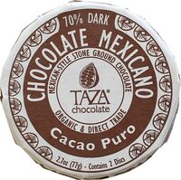 Organic mexicano disc dark chocolate