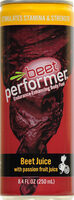 Beet Juice with Passion Fruit Juice