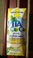 Vita coco, pure coconut water, lemonade