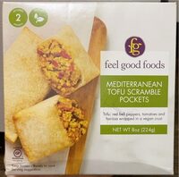 Mediterranean Tofu Scramble Pockets