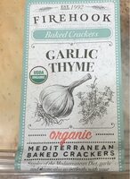 Garlic Thyme Organic Artisan Baked Crackers