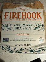 Rosemary Sea Salt Organic Artisan Baked Crackers