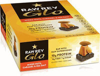 Glo bar mixed nuts caramel and sea salt ounce case