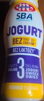 SBA Jogurt pitny bez laktozy mango-banan