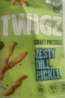 Craft pretzels zesty dill pickle