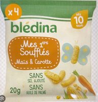 Mes 1ers soufflés Maïs & Carrote