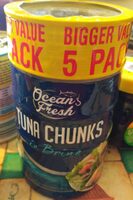 Tuna chunks in brine