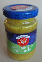 Wechsler's Senf-Dill-Sauce für Lachs