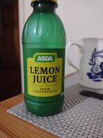Lemon juice from concentrate