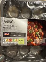 Beef & herb meatballs