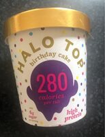 Halo top birthday cake