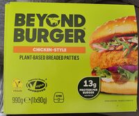 Chicken-style plant-based patties