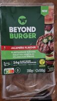 Jalapeño flavor plant-based burgers