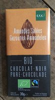 Chocolat noir amandes salées