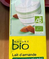 Lait d’amande sans sucres ajoutés