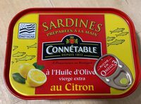 Sardines à l'huie d'olive au citron