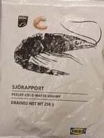 Shrimp cooked ans perles MSC