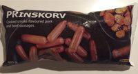 Prinskorv - Saucisses de porc et de bœuf