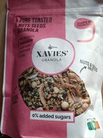Xavie's granola pure toasted nuts