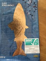 Lax Kallrokt (gerookte Zalm) Pakje 200 Gram Diepvries