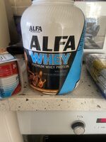 Alfa Whey Premium Whey Protein (chocolate & Salted Caramel Flavor)