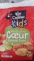 Madeleine coeur pomme poire