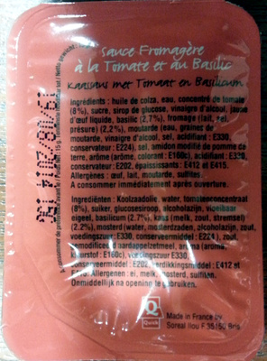 Sauce Fromagère à la Tomate et au Basilic by Quick