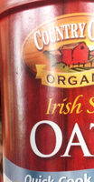Irish style oats