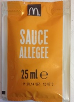 Sauce allégée