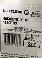Macarons assortis