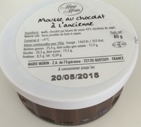 Mousse au chocolat à l'ancienne