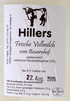 Frische Vollmilch vom Bauernhof